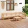 vidaXL Garten-Lounge-Set 6-tlg. Kiefer Massivholz braun