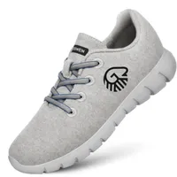 GIESSWEIN Merino Runners Women atmungsaktiv - Damen Sneaker für gesunden Gang - Bequeme leichte Arbeitsschuhe für Pflegeberufe & Krankenschwester - 39 EU