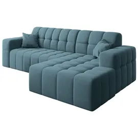 Kaiser Ecksofa L-förmiges Nimes-Eckmöbel links/rechts Blau Rechts