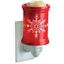 Red Snowflake Duftlampe für die Steckdose