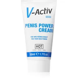 HOT V-Activ Man Penis Power Cream Creme zur Unterstützung der Erektion 50 ml