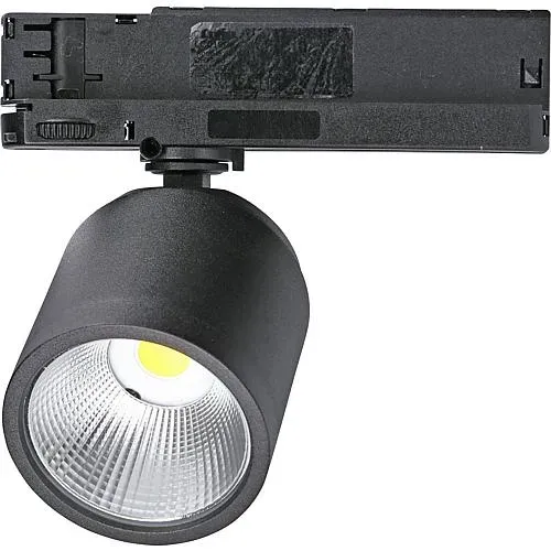 Lival, Werkstattbeleuchtung, 3-Ph.-LED-Strahler CASA 24°, 6,5W 4000K, schwarz 61346A