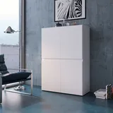 Home Affaire Highboard 89,9 x 129,4 x 40 cm Weiß