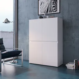 Home Affaire Highboard 89,9 x 129,4 x 40 cm Weiß