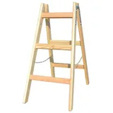 VaGo-Tools Stehleiter VaGo Holzleiter Leiter Trittleiter 2x3 Stufen
