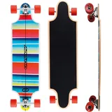 OSPREY BLUE/ RED 38" TWIN TIP LONGBOARD - STREIFEN 1"