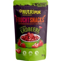 NutriPur Trockenfrüchte Erdbeerscheiben, gefriergetrocknet, 70g