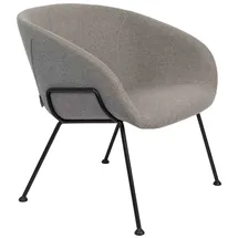 ZUIVER Sessel FESTON Filzoptik 0 x 0 x 0 cm Grau