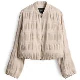 Someday Damen Blazer | Blouson NOLEY mit texturierter Oberfläche Natural Glaze, 40