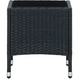 vidaXL Gartentisch 49 x 42 x 14 cm Schwarz