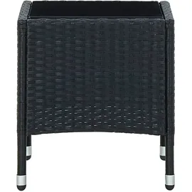 vidaXL Gartentisch 49 x 42 x 14 cm Schwarz