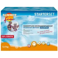 SUMMER FUN Wasserpflege-Grundausstattungsset Sauerstoff 5,4 kg