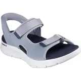 SKECHERS Herren Go Walk Flex Sandal Easy Entry Sportsandale, grau, 47 EU