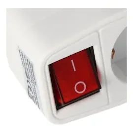 goobay Schutzkontakt-Schalter weiß 68906