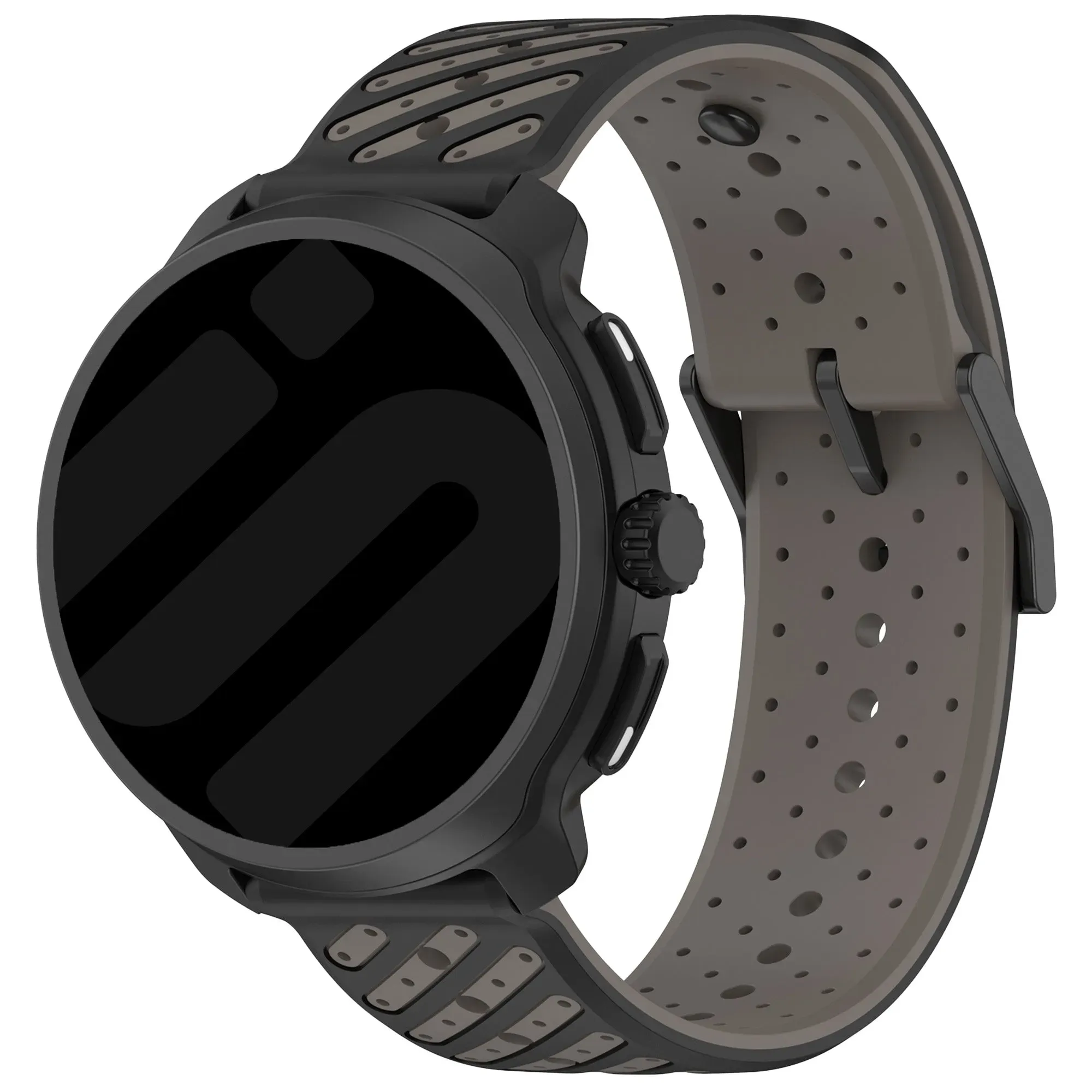 Strap-it Nothing CMF Watch 3 Pro Armband Silikon für Nothing CMF Watch 3 Pro - Grau - Schnallenverschluss