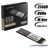 LC-Power - m.2 NVMe SSD - LC-M2-NVME-PRO-256GB - 256GB - M-Key - PCIe 3.0 x 4