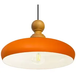 Bamyum Hängelampe Esttisch Modern Orange Lampe