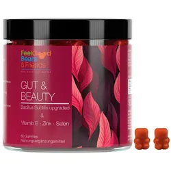 FeelgoodBears GUT & Beauty - Bacillus Subtilis upgraded 60 St