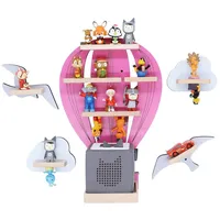 BOARTI Holz Heißluftballon Set Kinder Toniebox Figuren Wandregal Tonies