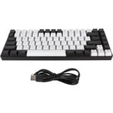 80% Mechanische Tastatur mit 84 Tasten, Kabelgebunden, Typc C, Kabelgebundene Gaming-Tastatur mit RGB-Hintergrundbeleuchtung, Kompakte Mechanische Tastatur für Wins 98 NT 2000