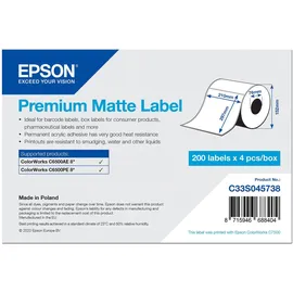 Epson Premium Matte Label 210x297 mm 200 Blatt