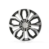 UniTEC Autoteile Unitec Radzierblende Daytona 40 cm (16 Zoll) schwarz silber 4 Stück