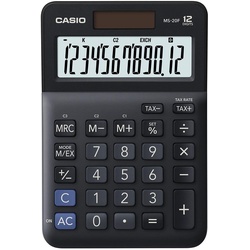 CASIO Tischrechner MS-20F schwarz