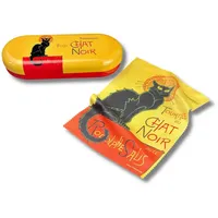 MediMuc Brillenetui Flaches Brillenetui mit passendem Reinigungstuch, Schützt Brillen vor Kratzern und Beschädigungen.