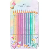 Faber-Castell Buntstifte Sparkle Pastell 12er Metalletui