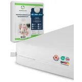 Sensalou Matratzenbezug mit Reissverschluss wasserdicht - 90x200x15cm Encasing für Allergiker 1 St