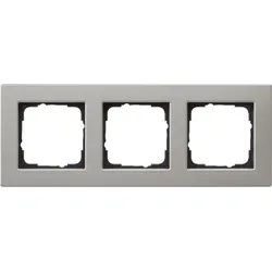 Gira Rahmen 3-fach Edelstahl Metall E2 0213335