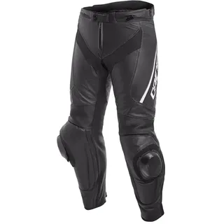 Dainese DELTA 3 LEDERHOSE SCHWARZ/WEIß 46