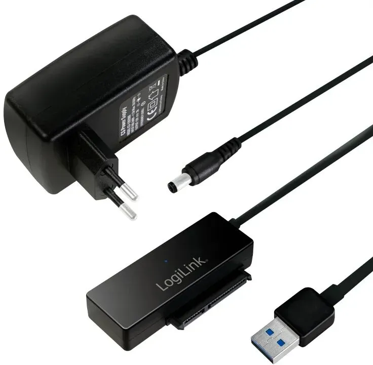 LogiLink AU0050 Speicherlaufwerk-Docking-Station USB 3.2 Gen 1 (3.1 Gen 1) Type-A Schwarz