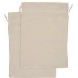 VBS Kalender zum Selbstbasteln Beutel mit Zugband 26 x 19 cm 2 Stück beige