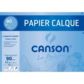 Canson Transparentpapier satiniert DIN A3 90 g/qm