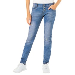 SUBLEVEL Skinny-fit-Jeans Skinny Jeans mit Ziernieten blau XL