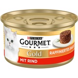 Purina Gourmet Gold Raffiniertes Ragout Rind in Soße 85 g