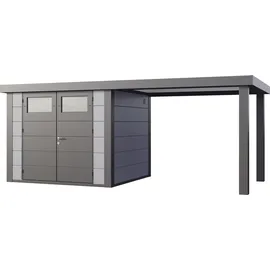 Telluria Gartenhaus Classico 5,72 x 2,59 m Lichtgrau