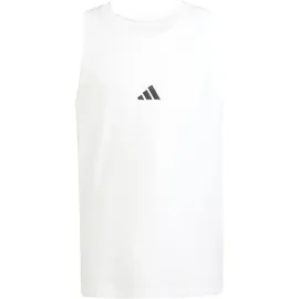adidas Herren Essentials Small Logo Tanktop JE8984 - white/black L