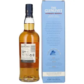 The Glenlivet Founder's Reserve Single Malt Scotch 40% vol 0,7 l Geschenkbox