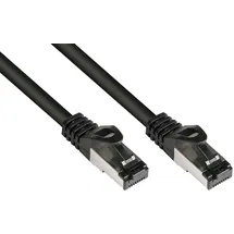 Good Connections Good Connections® SmartFLEX Cat.6A Industrie-Patchkabel – 2m – S/FTP, PiMF, halogenfrei, hochflexibel, 10 Gbit/s, öl-/UV-beständig, schleppkettentauglich – Schwarz