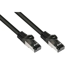 Good Connections Good Connections® SmartFLEX Cat.6A Industrie-Patchkabel – 2m – S/FTP, PiMF, halogenfrei, hochflexibel, 10 Gbit/s, öl-/UV-beständig, schleppkettentauglich – Schwarz