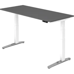 bümö elektrisch höhenverstellbarer Schreibtisch 180x80 cm mit Memory-Steuerung - Design Schreibtisch höhenverstellbar elektrisch, elektrischer