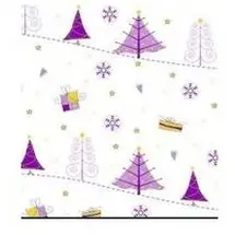 Ursus Transparentpapier 115 g/qm A4 25 Blatt Magic Christmas brombeer