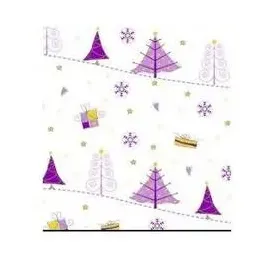 Ursus Transparentpapier 115 g/qm A4 25 Blatt Magic Christmas brombeer