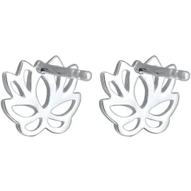 Elli Ohrstecker Lotusblume silber 925 Sterling Silber onesize