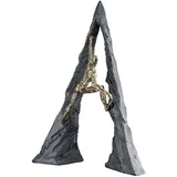 Casablanca by Gilde Skulptur Climber, bronzefarben, B:26cm H:36,5cm T:10cm, Polyresin (Kunststein), Dekofiguren