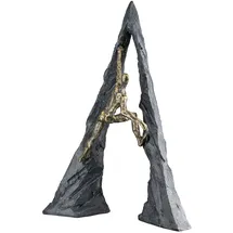 Casablanca by Gilde Skulptur Climber, bronzefarben, B:26cm H:36,5cm T:10cm, Polyresin (Kunststein), Dekofiguren