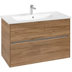 Villeroy & Boch Collaro Waschtischunterschrank für Venticello Waschtisch | Breite 1000 mm##Ohne LED-Beleuchtung White Matt White .. C14500MS