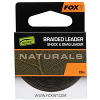 Fox Naturals Braided Leader - 20m Vorfachschnur, Tragkraft:30lb /